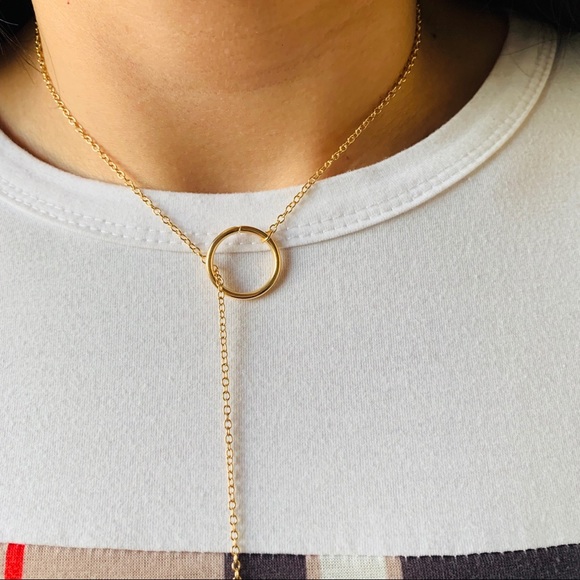 Bar Scarf Pendant Necklace - Picture 4 of 7